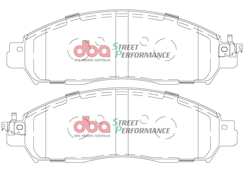 DBA SP Performance Brake Pads - DBA 15-23 Nissan NP 300 5 Front SP Performance Brake Pads