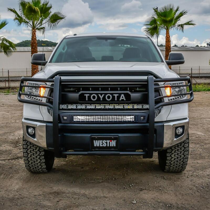 WES Sportsman Grille Guards - Westin 14-20 Toyota Tundra Sportsman X Grille Guard - Textured Black