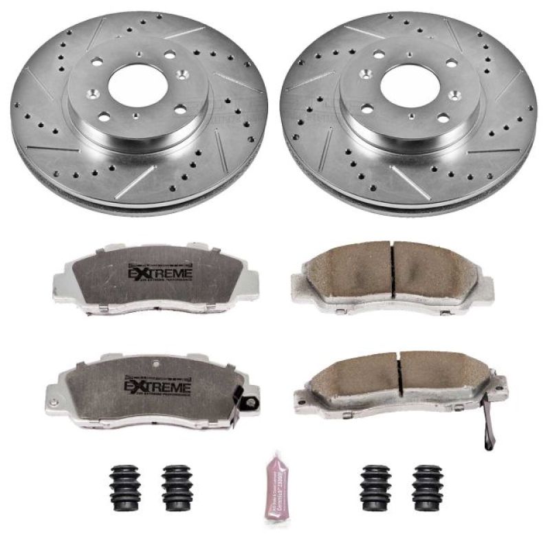 PSB Z26 Street Warrior Kit - Power Stop 98-99 Acura CL Front Z26 Street Warrior Brake Kit