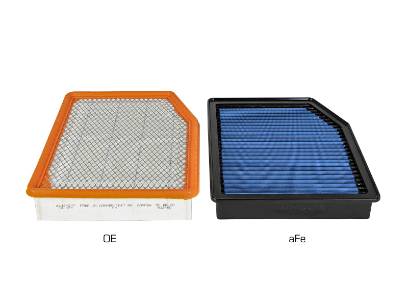 AFE Pro-5 R Direct Fit Filter - aFe MagnumFLOW Pro 5R OE Replacement Filter 2019 GM Silverado/Sierra 1500 V6-2.7L/4.3L/V8-5.3