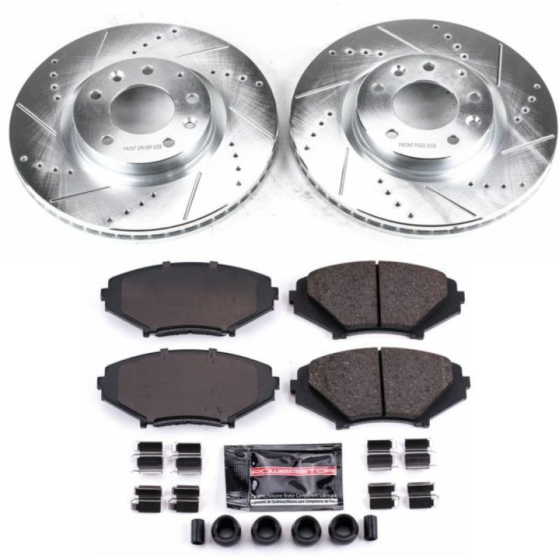 PSB Z23 Evolution Kit - Power Stop 04-08 Mazda RX-8 Front Z23 Evolution Sport Brake Kit