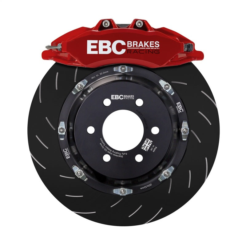 EBC Apollo-6 Calipers - EBC Racing 13-16 BMW M235i (F22)/F23) Red Apollo-6 Front Left Caliper