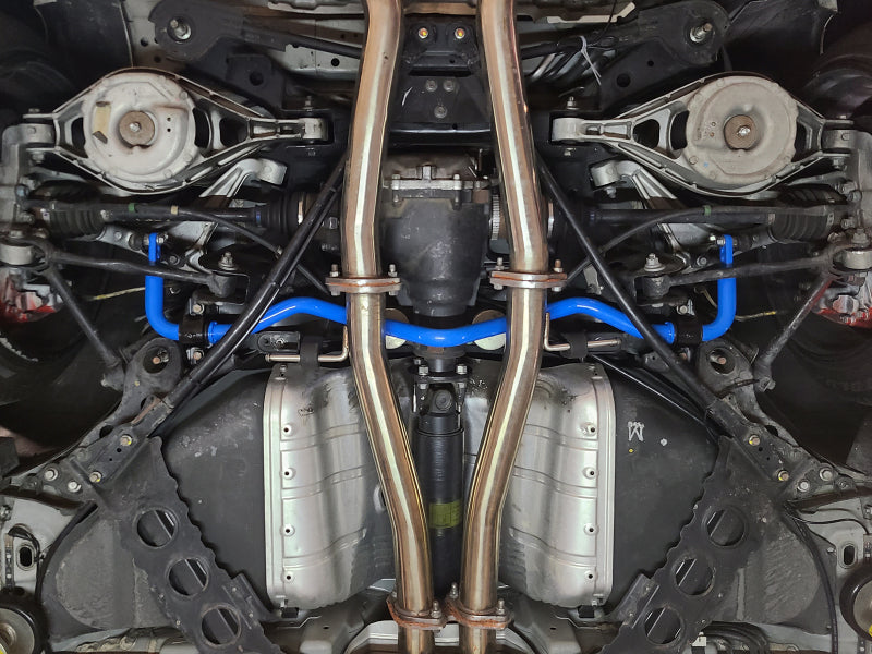 AFE Sway Bar AFE Inc - aFe 09-20 Nissan 370Z V6-3.7L Front and Rear Control Sway Bar Set - Blue