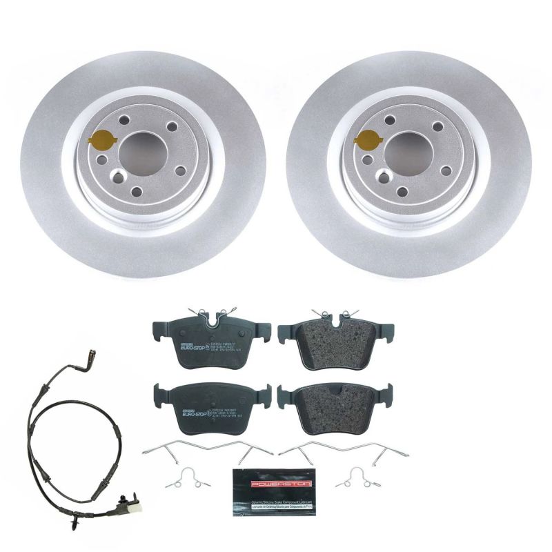 PSB Euro-Stop Kit - Power Stop 17-20 Jaguar XE Rear Euro-Stop Brake Kit