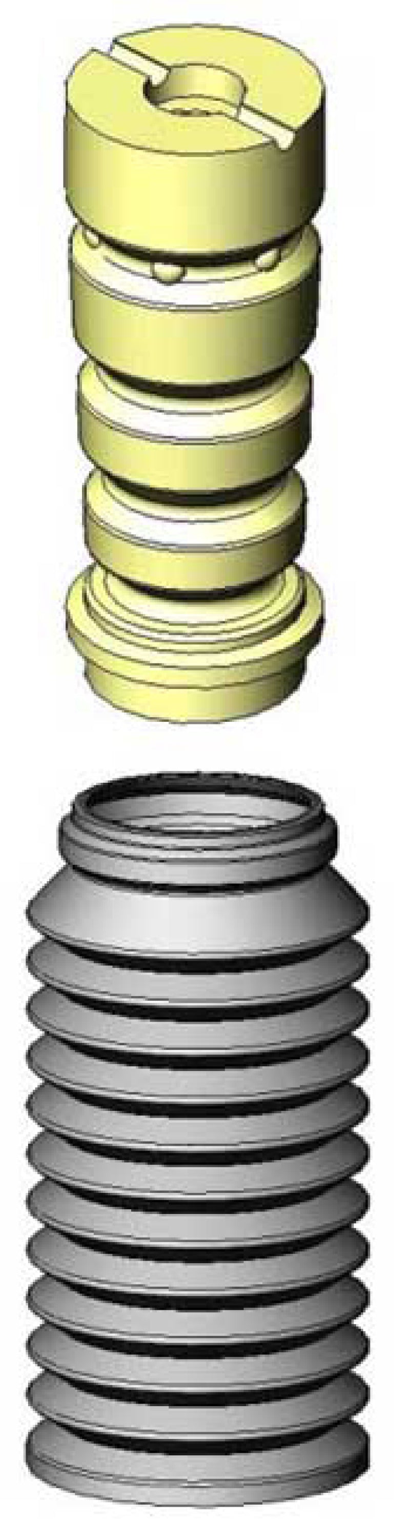 KYB Strut Boots - KYB Shocks & Struts Strut Boots Rear AUDI A4 2004-09 AUDI A6 2005-10 AUDI S4 2007-09 AUDI S6 2007-10