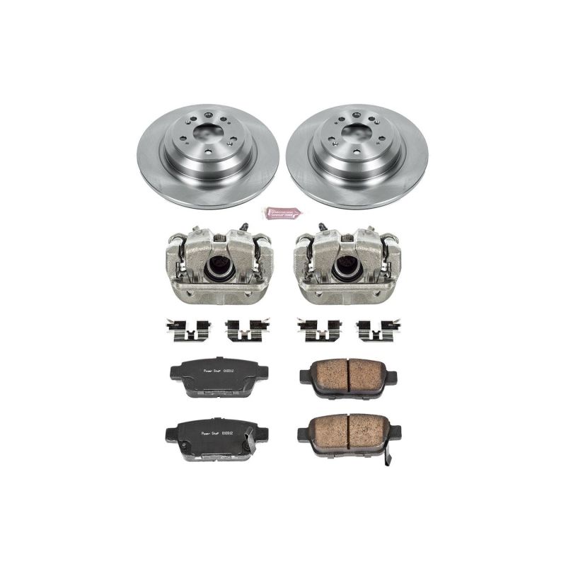 PSB Autospecialty Kit w/Cals - Power Stop 09-14 Acura TL Rear Autospecialty Brake Kit w/Calipers