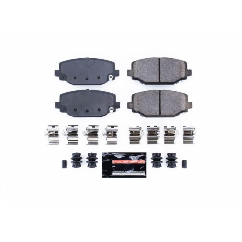 PSB Z23 Evolution Brake Pads - Power Stop 12-16 Chrysler Town & Country Rear Z23 Evolution Sport Brake Pads w/Hardware