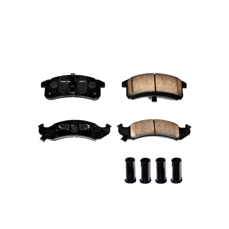 PSB Z17 Evolution Brake Pads - Power Stop 94-99 Buick LeSabre Front Z17 Evolution Ceramic Brake Pads w/Hardware