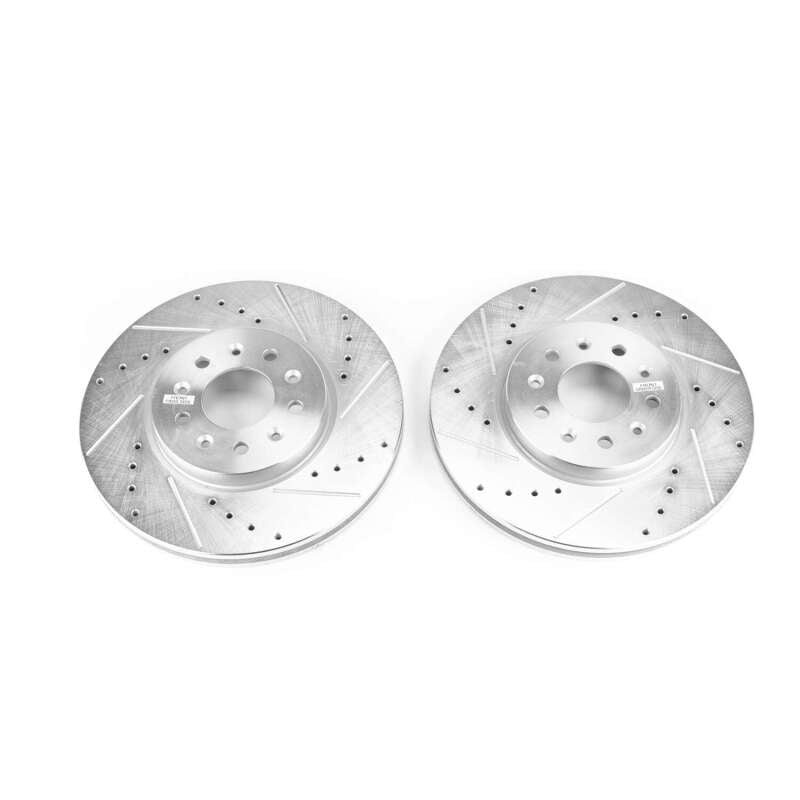 PSB Evolution Drill/Slot Rotor - Power Stop 16-18 Buick Envision Front Evolution Drilled & Slotted Rotors - Pair