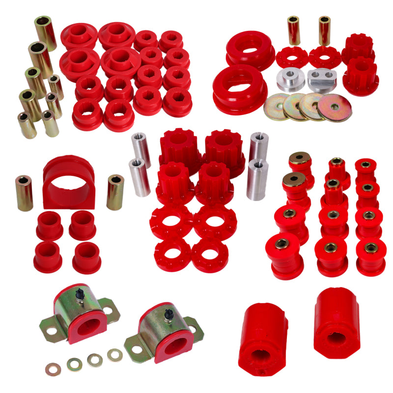 ES Hyper-Flex Sets - Red - Energy Suspension 01-05 Lexus IS300 Hyper-Flex Master Bushing Set - Red