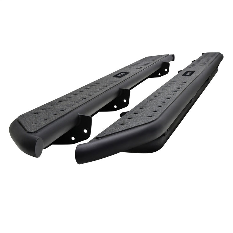 WES Nerf Bars - Outlaw - Westin 14-18 Chevrolet/GMC Silv/Seirra 1500 Double Cab Outlaw Nerf Step Bars - Textured Black