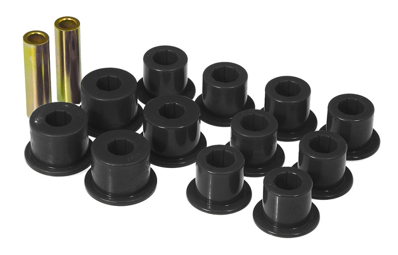 PRO Spring/Shackle Bush- Blk - Prothane 86.5-97 Nissan Hardbody 2wd Spring & Shackle Bushings - Black