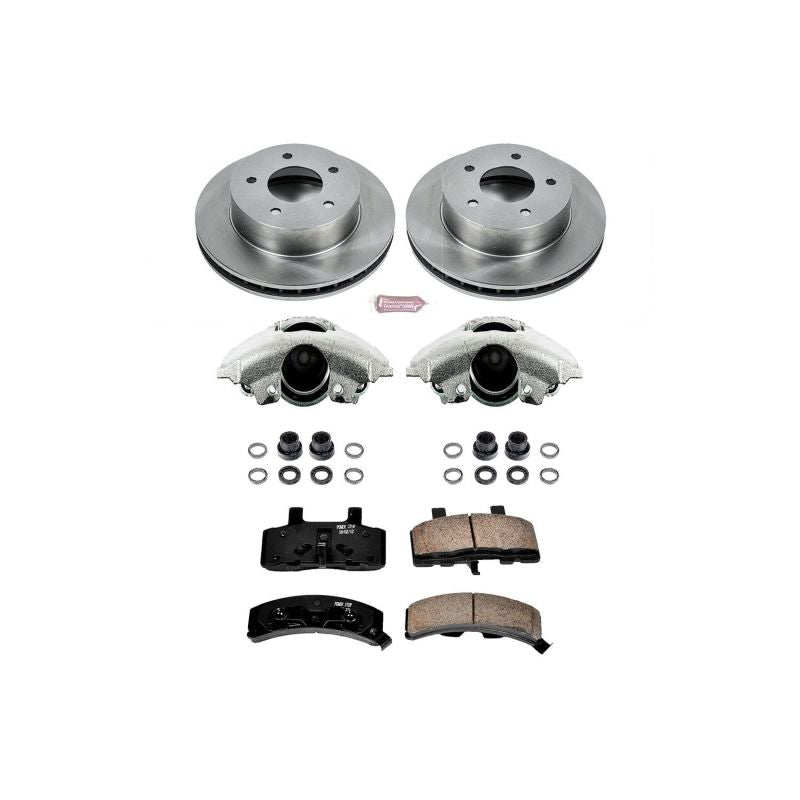 PSB Autospecialty Kit w/Cals - Power Stop 90-02 Chevrolet Astro Front Autospecialty Brake Kit w/Calipers