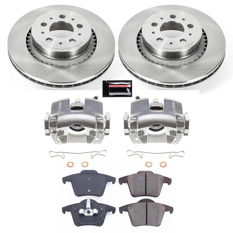PSB Autospecialty Kit w/Cals - Power Stop 03-14 Volvo XC90 Rear Autospecialty Brake Kit w/Calipers
