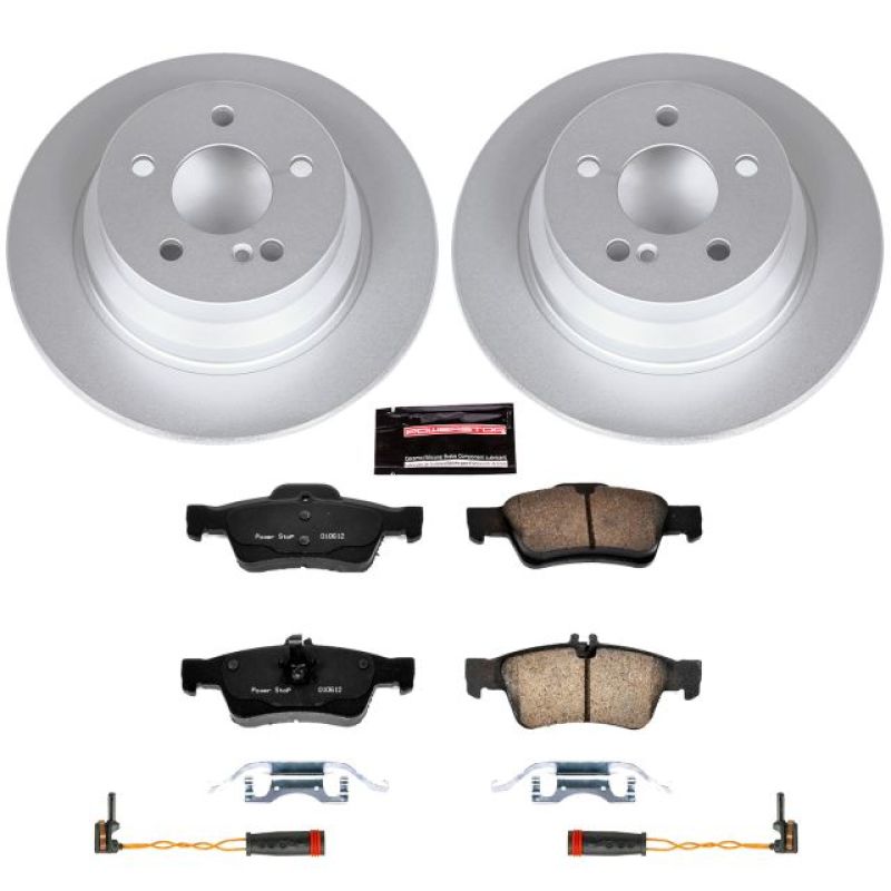 PSB Z23 Evolution Coated Kit - Power Stop 03-09 Mercedes-Benz E320 Rear Z23 Evolution Sport Coated Brake Kit