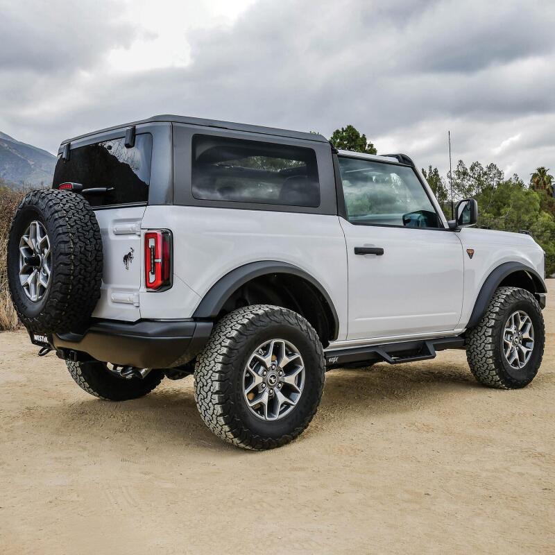 WES Nerf Bars - HDX Drop - Westin/HDX 2021+ Ford Bronco (2-Door) Drop Nerf Step Bars - Textured Black
