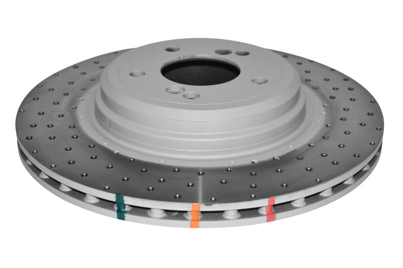 DBA 4000 Slot&Drill Rotors - DBA 11-12 BMW 1M (E82) Rear Slotted & Dimpled 4000 Series Rotor