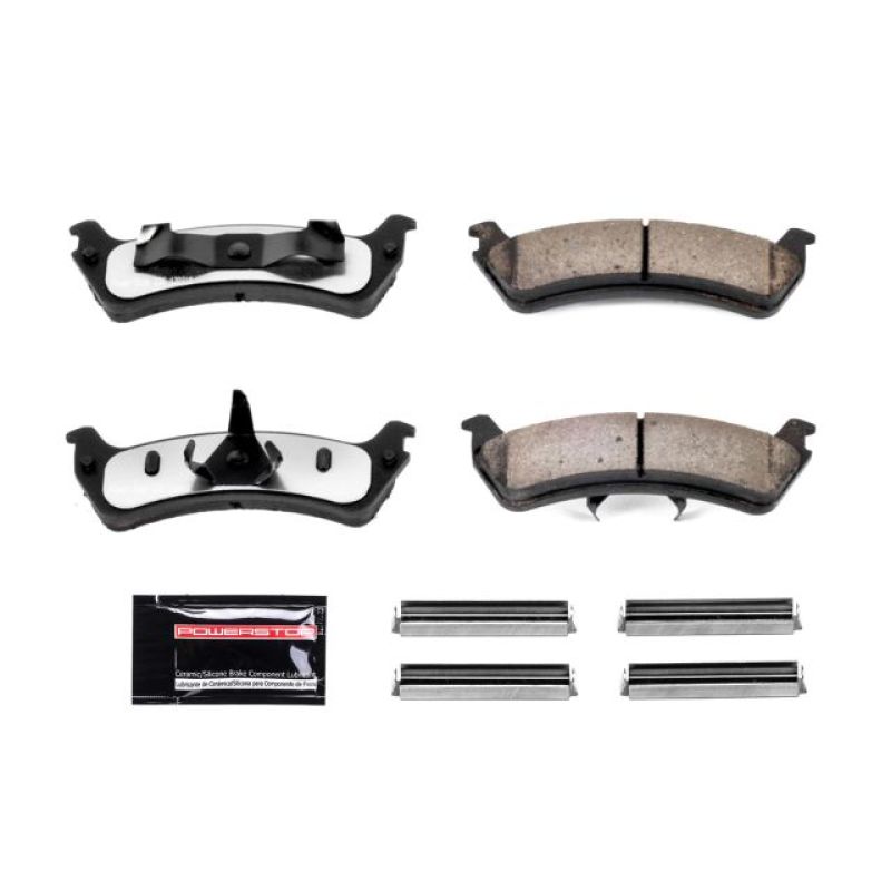 PSB Z36 Truck & Tow Brake Pads - Power Stop 95-01 Ford Explorer Rear Z36 Truck & Tow Brake Pads w/Hardware