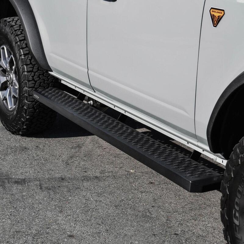 WES Running Boards - Grate - Westin Grate Steps Running Boards 75 in - Textured Black
