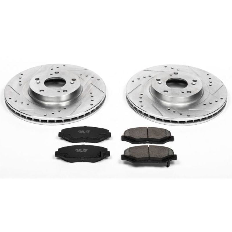 PSB Z23 Evolution Kit - Power Stop 13-15 Acura ILX Front Z23 Evolution Sport Brake Kit