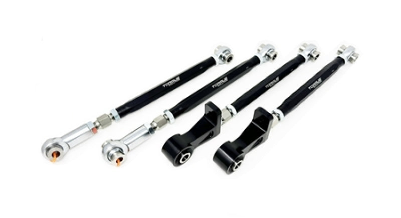 TQS Control Arms - Torque Solution 04-07 Subaru Impreza WRX STI Rear Lateral Link Camber / Toe Arms - Black (Set of 4)