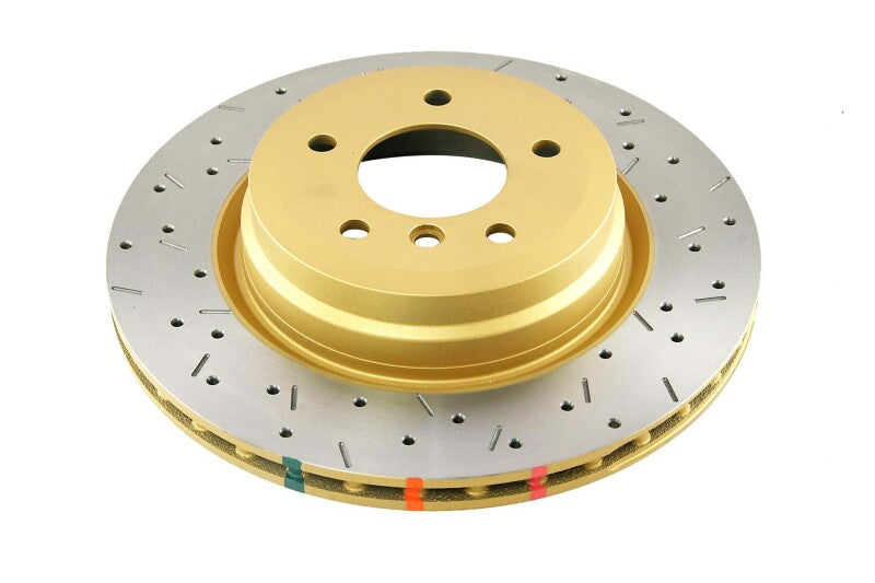 DBA 4000 Slot&Drill Rotors - DBA 06+ BMW 335d/335i E90/91/92 Rear Drilled & Slotted 4000 Series Rotor