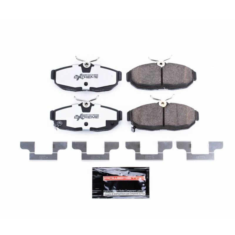 PSB Z26 Extreme Brake Pads - Power Stop 2012 Ford Mustang Rear Z26 Extreme Street Brake Pads w/Hardware