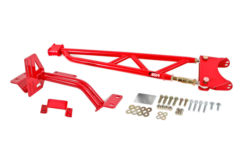 BMR Torque Arms - BMR 93-02 F-Body w/o DSL Torque Arm Tunnel Mount (For Long Tube Headers) - Red