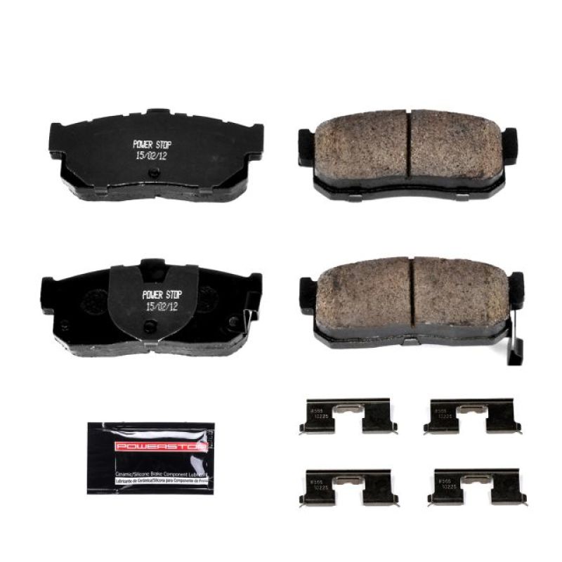 PSB Z23 Evolution Brake Pads - Power Stop 91-96 Infiniti G20 Rear Z23 Evolution Sport Brake Pads w/Hardware
