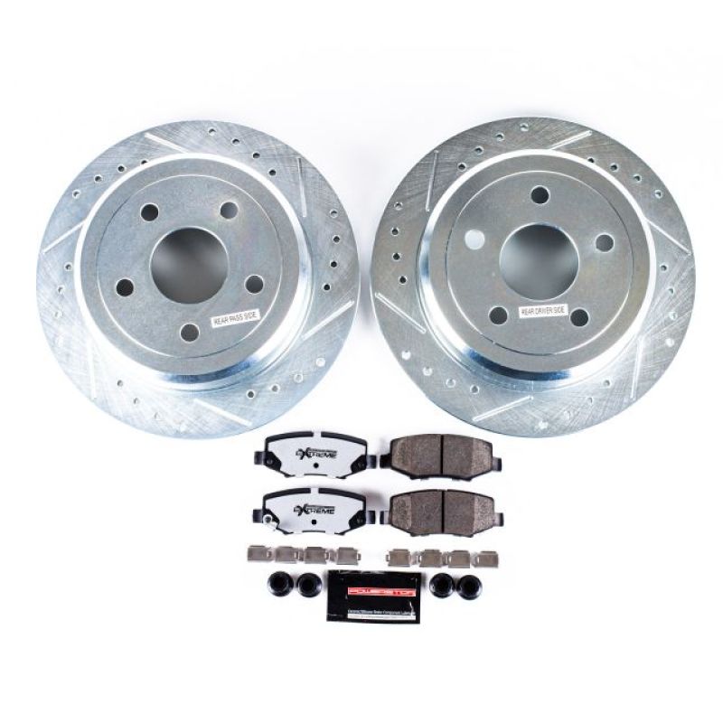 PSB Z36 Truck & Tow Kit - Power Stop 07-17 Jeep Wrangler Rear Z36 Truck & Tow Brake Kit