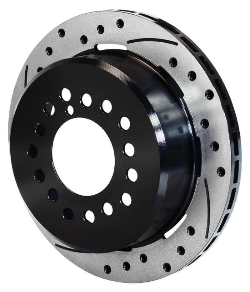 WIL Rotors - Wilwood Rotor-2.32in Offset-SRP-BLK-Drill-RH 12.19 x .810-5 x 4.75in-.44/.48/.50 Studs
