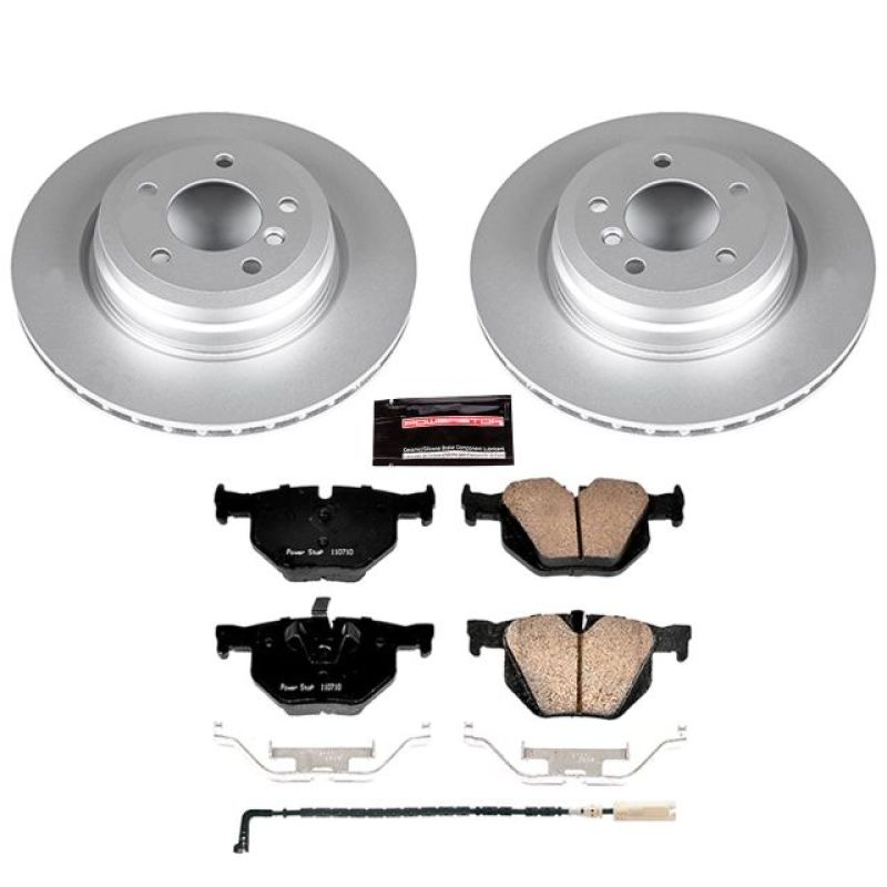 PSB Z23 Evolution Coated Kit - Power Stop 2006 BMW 330i Rear Z23 Evolution Sport Coated Brake Kit
