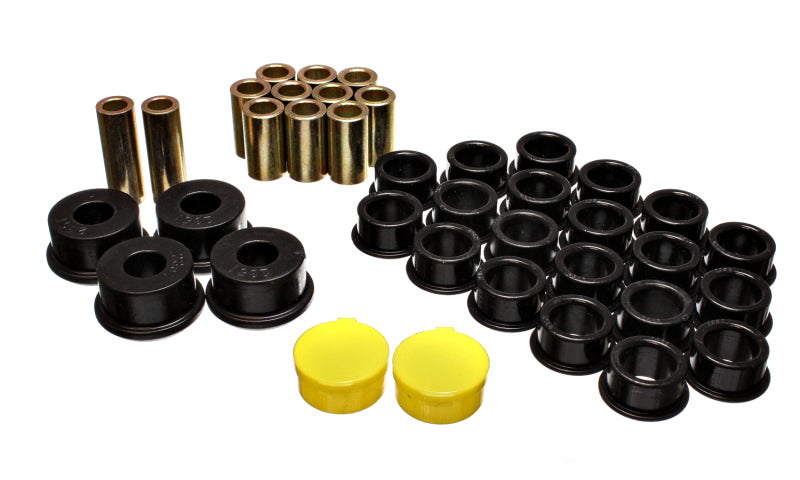 ES Cntrl Arm Bushings - Black - Energy Suspension 91-94 Nissan Sentra/NX1600/2000 Black Rear Control Arm Bushing Set