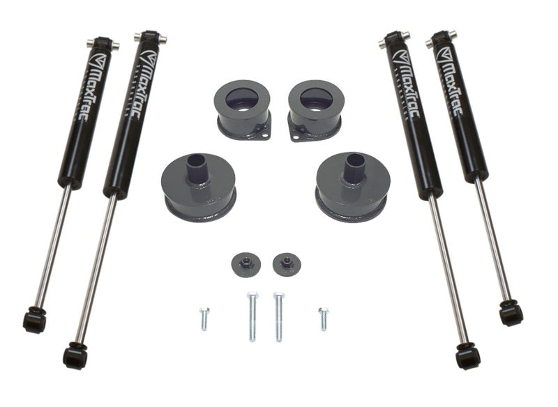 MXT Shock - MaxTrac - MaxTrac 18-19 Jeep Wrangler JL 2WD/4WD 2.5in/2in Spacer Kit w/MaxTrac Shocks