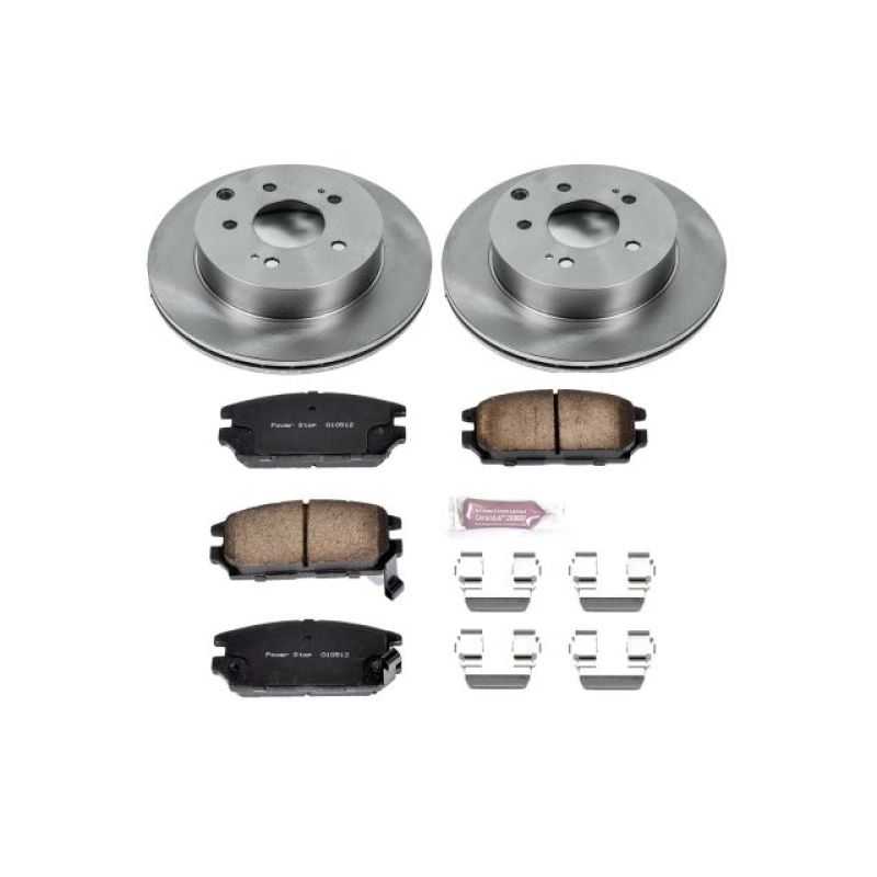 PSB Autospecialty Kit - Power Stop 06-12 Mitsubishi Eclipse Rear Autospecialty Brake Kit