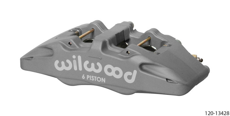 WIL Dynapro Caliper - Wilwood Caliper-Forged Dynapro 6 5.25in Mount-Anodized-R/H 1.62/1.38in/1.38in Pistons .81in Disc