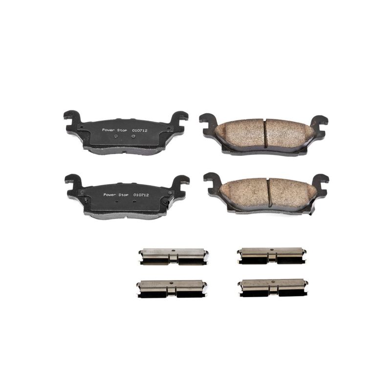 PSB Z17 Evolution Brake Pads - Power Stop 06-10 Hummer H3 Rear Z17 Evolution Ceramic Brake Pads w/Hardware