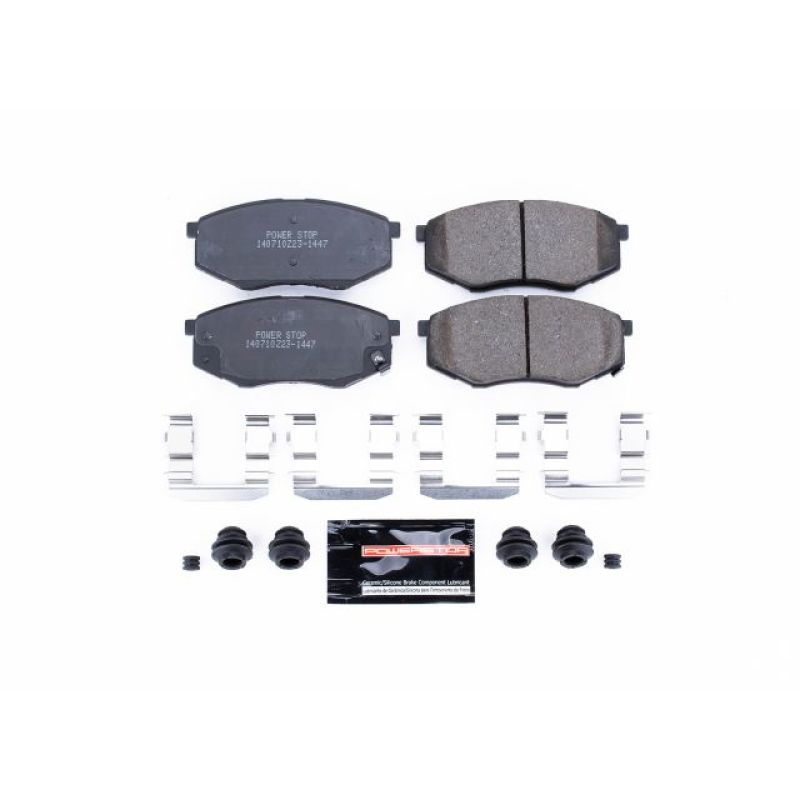 PSB Z23 Evolution Brake Pads - Power Stop 10-11 Hyundai Tucson Front Z23 Evolution Sport Brake Pads w/Hardware