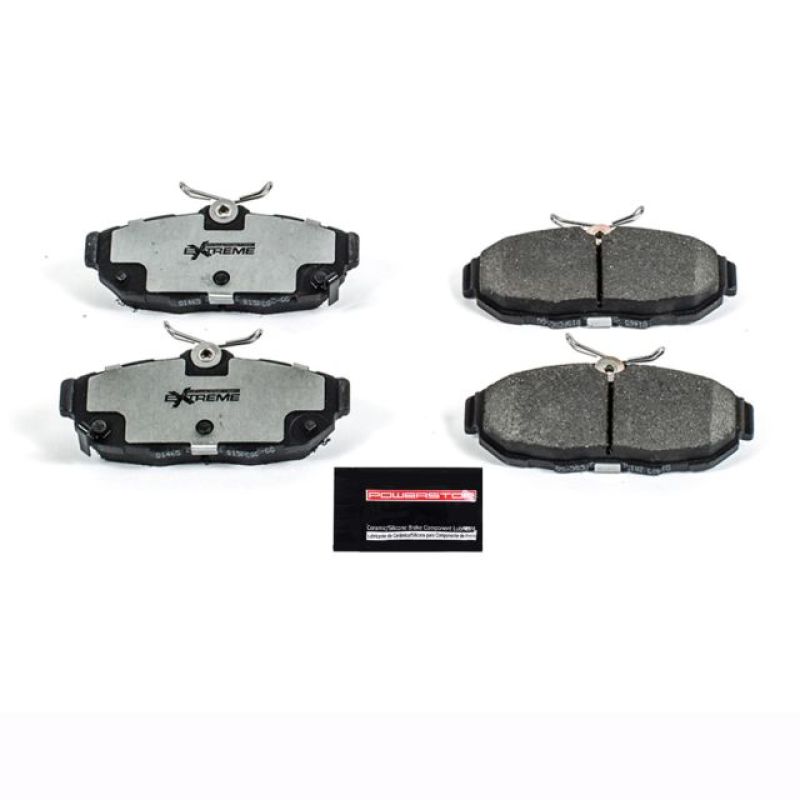 PSB Z26 Extreme Brake Pads - Power Stop 11-14 Ford Mustang Rear Z26 Extreme Street Brake Pads w/Hardware
