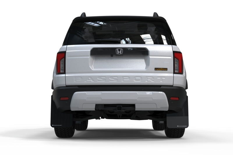 RAL UR Blk Flap/Orange Logo - Rally Armor 2026 Honda Passport Black UR Mudflap - Orange Logo