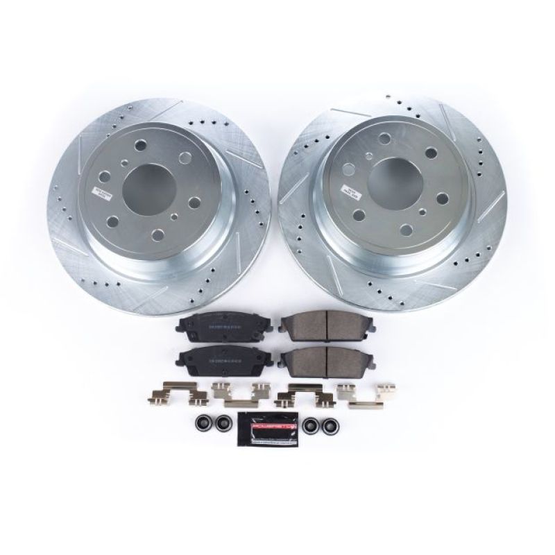 PSB Z23 Evolution Kit - Power Stop 07-14 Cadillac Escalade Rear Z23 Evolution Sport Brake Kit