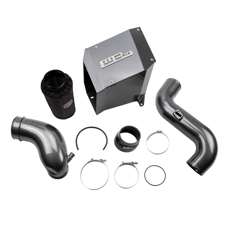 WCF Intake Kit - Stage 2 - Wehrli 07.5-10 Chevrolet Duramax LMM 4in Intake Kit Stage 2 - WCFab Grey