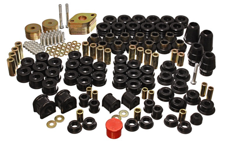 ES Hyper-Flex Sets - Black - Energy Suspension 07-11 Jeep JK 4dr Black Hyper-Flex Master Bushing Set