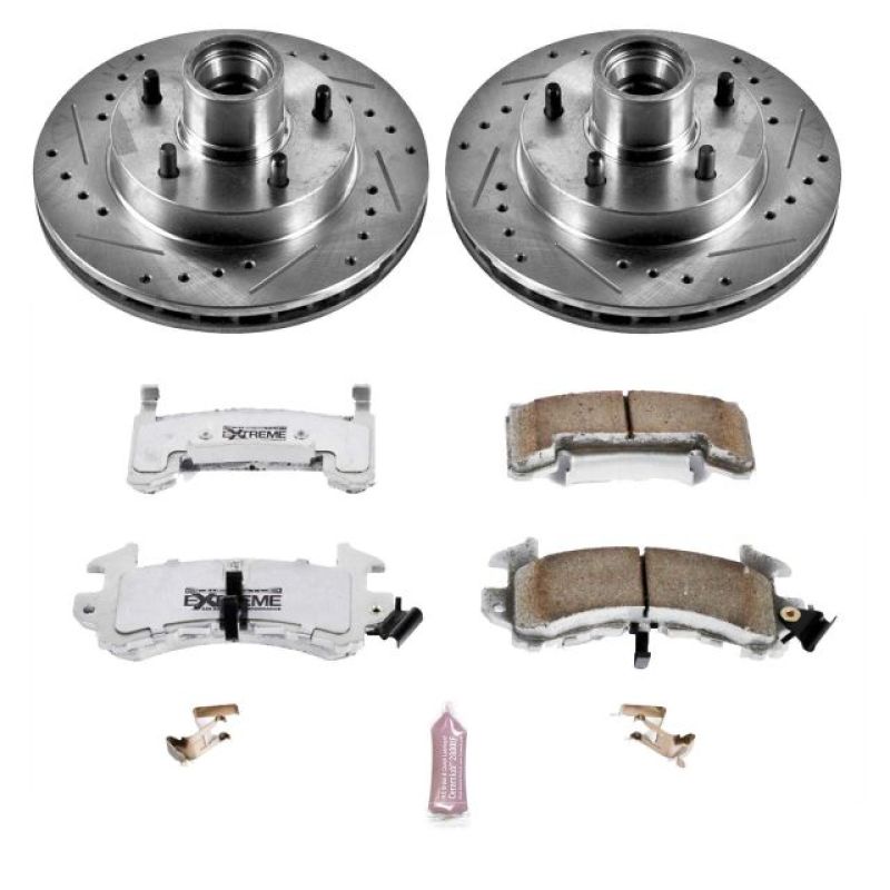 PSB Z26 Street Warrior Kit - Power Stop 79-81 Buick Century Front Z26 Street Warrior Brake Kit