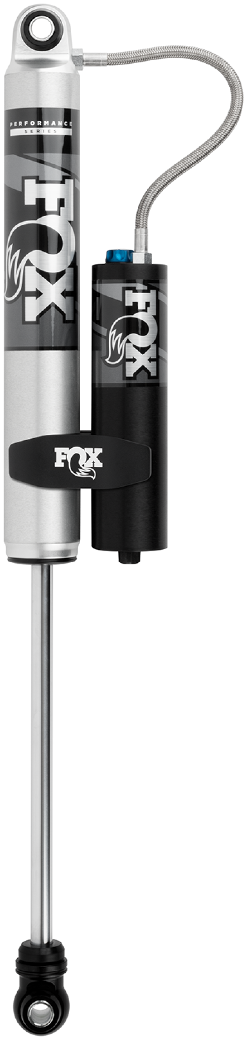 FOX 2.0 Perf Shock - Fox 2.0 Performance Series STD Travel Eyelet Ends R/R 8.6in Smooth Body Reservoir Shock - CD Adj.