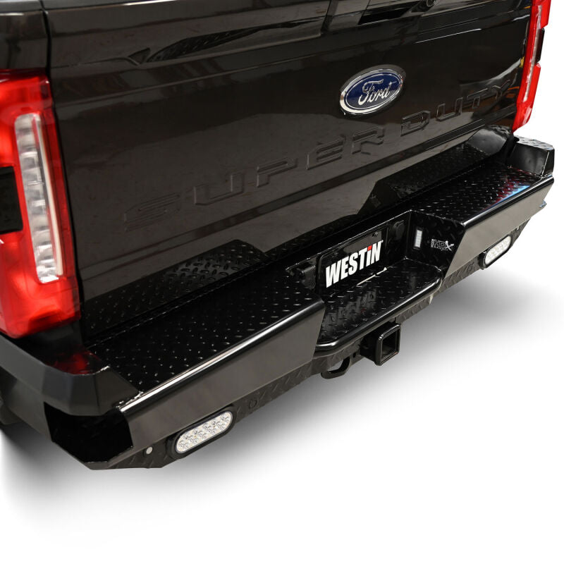 WES HDX Rear Bumpers - Westin 23-25 Ford F-250/350/450/550/600 HDX Bandit Rear Bumper - Black