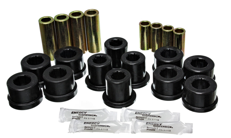 ES Cntrl Arm Bushings - Black - Energy Suspension 87-92 Toyota Supra Black Front Control Arm Bushing Set
