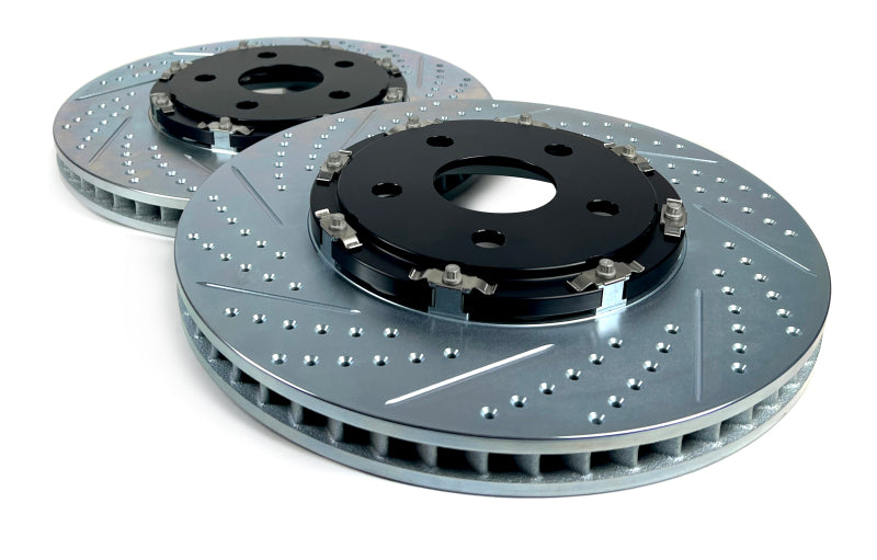 BAE Eradispeed Rotors - Baer Brakes 20-25 Chevy Corvette Z51 Eradispeed+ Front SDZ 2-Piece Performance Brake Rotors