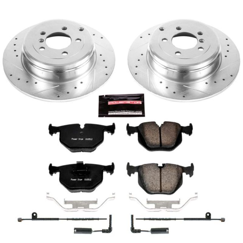 PSB Z23 Evolution Kit - Power Stop 03-05 Land Rover Range Rover Rear Z23 Evolution Sport Brake Kit