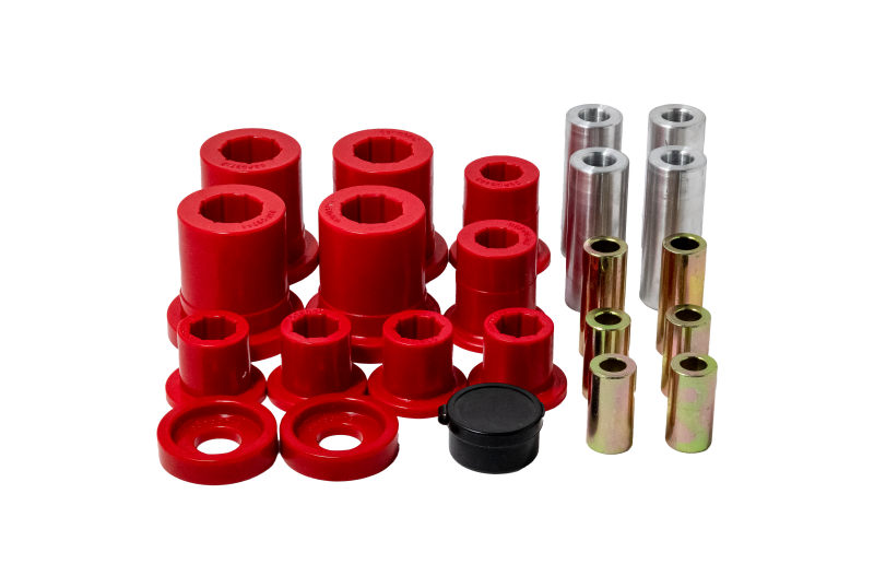 ES Cntrl Arm Bushings - Red - Energy Suspension 10-18 Dodge Ram 1500 Front Control Arm Bushing Set - Red